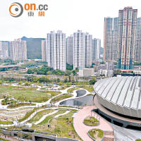 住客行幾步可到香港單車館公園。