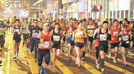 渣打馬拉松備受國際體育界注目。