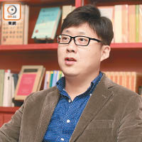 香港奧國經濟學院王弼預料，中國「終須一爆」。（袁志豪攝）