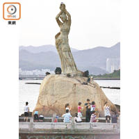 珠海漁女雕像為該市著名地標。