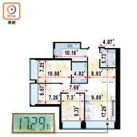 雍雅軒單位平面圖