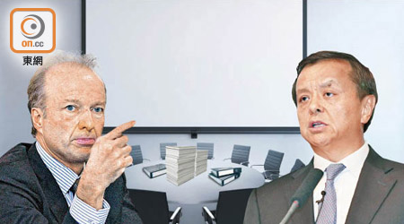 右為港交所行政總裁李小加、左為證監會行政總裁歐達禮