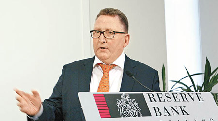 新西蘭央行新任行長奧爾表示，對減息持開放態度。（美聯社圖片）