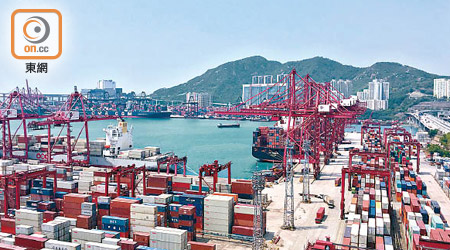 香港貨櫃港吞吐量跌落全球第六位。