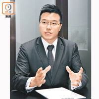 晉裕黃耀宗表示，睇好中金金瑞中網等內地增長概念股。