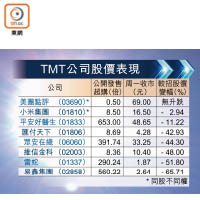 TMT公司股價表現