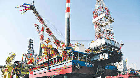 中海油首三季營業收入按年增長逾百分之二十三。