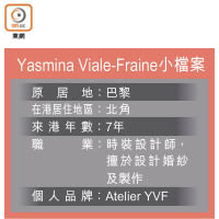 Yasmina Viale-Fraine小檔案