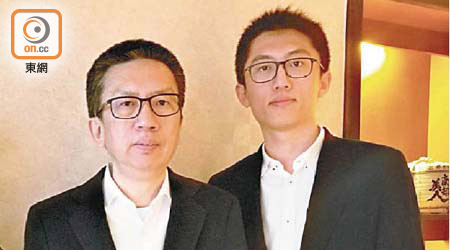 維珍妮洪游奕（左）孖住業務發展經理阿仔洪卓煒（右）同傳媒見面。