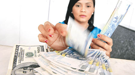 菲律賓披索等亞洲貨幣昨日普遍下跌。