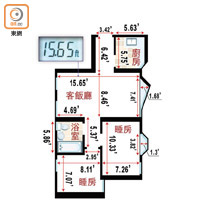 富雅花園單位平面圖