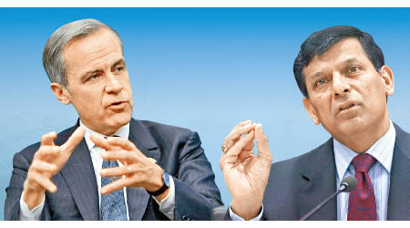 IMF總裁之位，現時以卡尼（左）及拉贊（右）接掌機會最高。