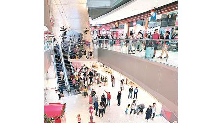 香港社會氣氛差，商場生意大受影響。
