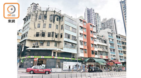 黃大仙鳳德道收購項目涉及4幢舊樓。