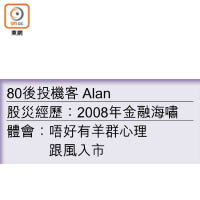 Alan小檔案