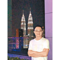 勤豐連敬涵於一七年買入鄰近馬來西亞雙子塔的住宅樓花。