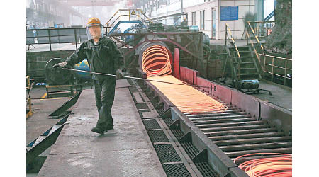 中國鋼鐵企業明年有望扭轉經營環境的劣勢。