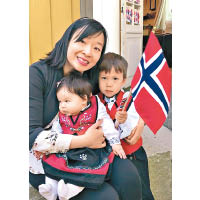 余潔婷指現已擁有家庭，挪威生活簡單適合自己。