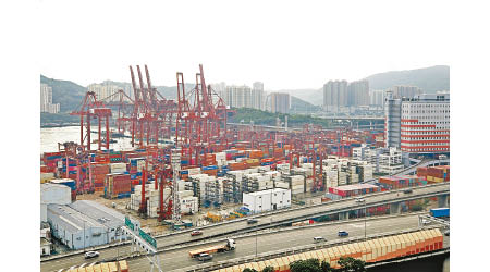香港貨櫃吞吐量續創歷史最長跌浪。