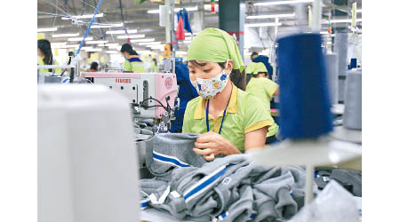 越南製造業PMI重返一九年七月以來高位。