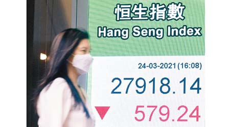 港股昨日總成交額1,904億元。（中新社圖片）