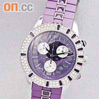 Christal Purple Rubies鑽石腕錶	$47,800