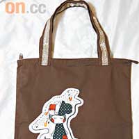 娃娃拼貼Tote Bag。 $280