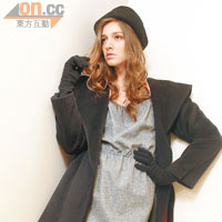 Mini dress $1,990<br>Jacket $7,990<br>Gloves $590<br>Hat $990