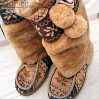 毛毛boots是今個冬季的must have item。