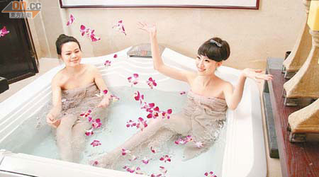 雙人VIP房內設有按摩浴池，做完Spa可跟朋友浸番個熱水浴，成個人鬆晒。