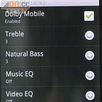 附有杜比音效設定，可以隨意調校EQ。