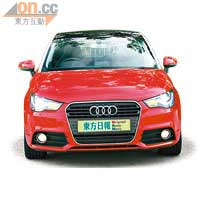 Audi A1紅色車身，最適合肖龍朋友。