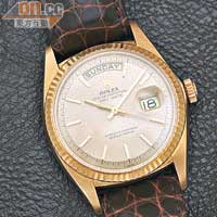 Thomas暫時最貴的珍藏是在日本買了隻七十年代Rolex Day Date膠面錶，約十年前買價值四萬多元。