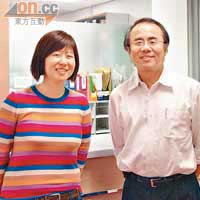 倪恩恩博士（左）及陳志輝博士（右）為二人的指導老師，他們深信人與電腦間的互動將會是業內發展趨勢。