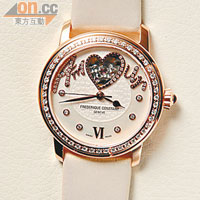 Amour玫瑰金鑽石腕錶 $34,500（限量888枚）