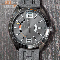黑色48.5mm日期男裝腕錶　未定價