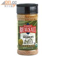 Redmond Realsalt Natural Season Salt（Organic）  $64/116g（a）<br>天然的海鹽混合洋葱、芥末、辣椒、香草等全有機配料製成，帶有濃郁的香氣，用起來更方便。