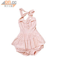 LIZ LISA粉紅連身裙（附短褲） $935（c）