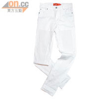 b+ab白色牛仔褲 $799（b）