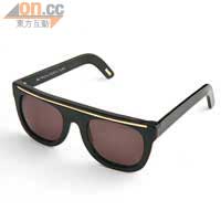Ciccio Flat Top黑×金色太陽眼鏡 $1,850