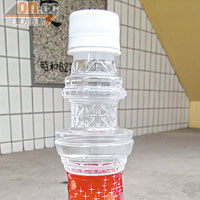 天空樹造型的水樽，區內便利店限定發售，¥400（約HK$41）。