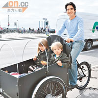 載小孩的Cargo Bike理應是丹麥最有代表性的事物。