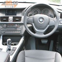車廂設計一貫BMW風格，充滿運動氣息。