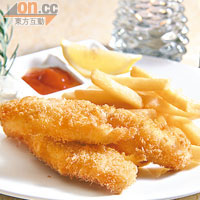 Fish & Chips of Barramundi,Tartar Sauce  $95