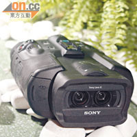 選用兩支高質素Sony G  Lens，攝錄3D影片。