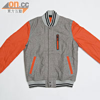 灰×紅色AS Tech Wool Destroyer Jacket $1,399