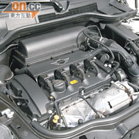 1.6公升Turbo經由母公司提供VALVETRONIC技術，令引擎具有更慳油的好處。