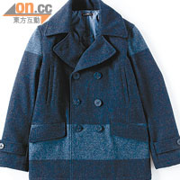 深藍色P-coat $5,860 