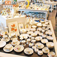 邁森揚威全球的出品，就是其中國風瓷器。
