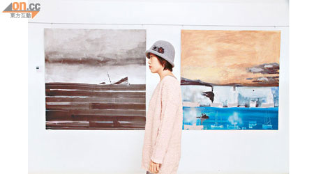 黃慧妍最近在誰先覺畫廊舉行首個本港個展《要當一個別人並不簡單——黃慧妍繪畫展》。